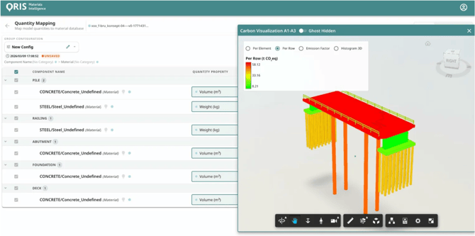 OPEN BIM MODULE - CARBON HEATMAP